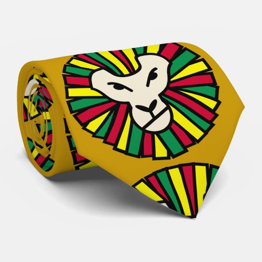 ライオン国旗 ネクタイ (ロール)