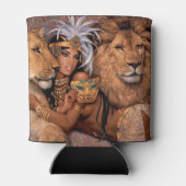 ライオン女神エジプトプリンセスクーラーボックス 缶クーラー (裏面)