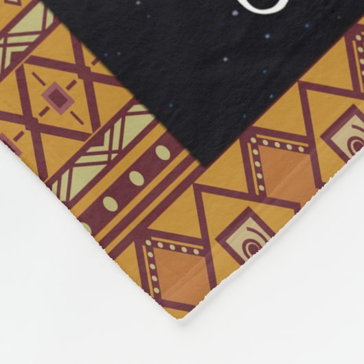 . .ライオン好きのおばあちゃんから孫娘に贈る フリースブランケット (角)