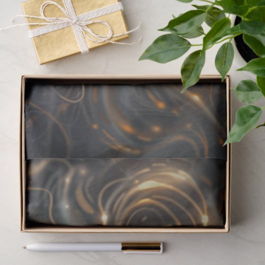 ライオン威厳のあるの炎のマネのデカップオーラ 薄葉紙 (ギフト)