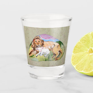ライオン🦁子羊🐑 ショットグラス