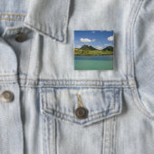 ライオン山の航空写真、南東 缶バッジ (インサイチュ)