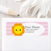 ライオン差出人住所 ラベル (インサイチュ)