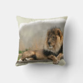 ライオン愛好家への贈り物 クッション (裏面)