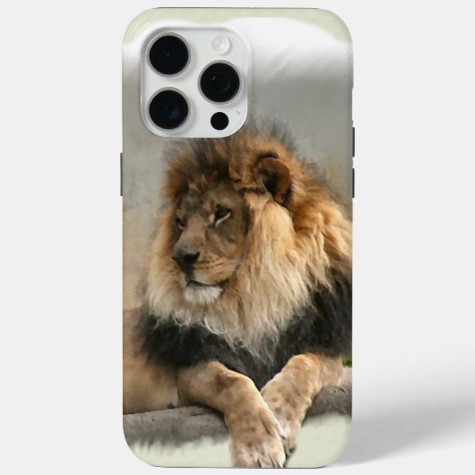 ライオン愛好家への贈り物 Case-Mate iPhoneケース (裏面)