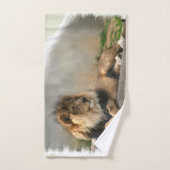 ライオン愛好家 バスタオルセット (ハンドタオル)