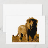 ライオン招待状 – ライオン招待状 招待状 (正面/裏面)