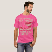 ライオン最初の間違考えるいは私が Tシャツ (正面フル)