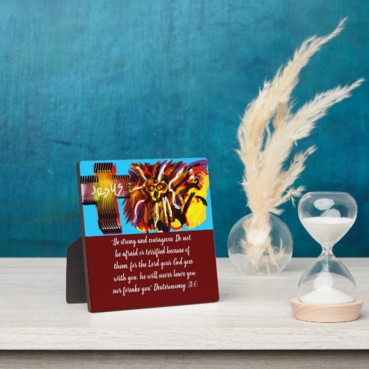 ライオン歩くはがき フォトプラーク (インサイチュ)