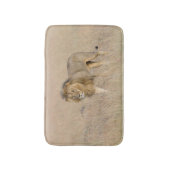 ライオン歩く バスマット (正面縦)