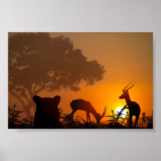 ライオン狩り ポスター (正面)