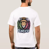 ライオン王を恐れない:** Tシャツ (裏面)