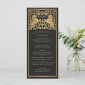 ライオン王室の中世結婚刀のフラットメニュー メニュー (スタンド正面)