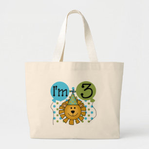 ライオン第3回誕生日Tシャツとギフト ラージトートバッグ