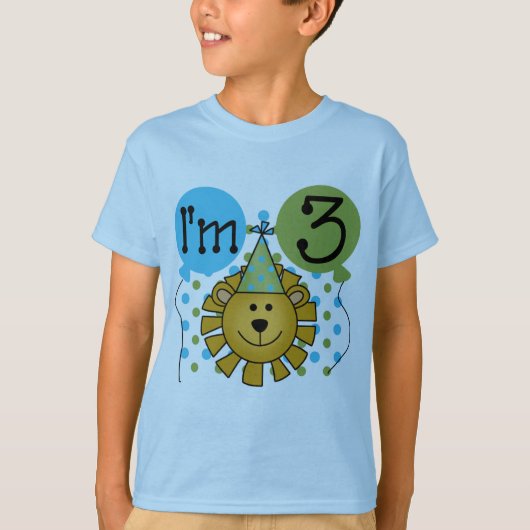 ライオン第3回誕生日Tシャツとギフト Tシャツ (正面)