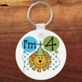 ライオン第4回誕生日Tシャツとギフト キーホルダー (正面)