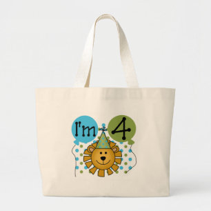 ライオン第4回誕生日Tシャツとギフト ラージトートバッグ