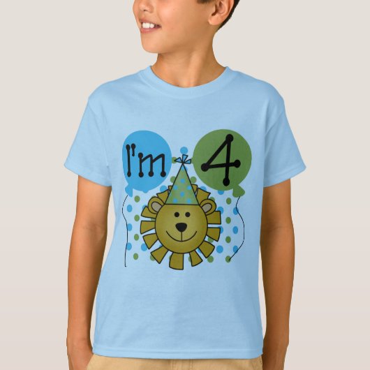 ライオン第4回誕生日Tシャツとギフト Tシャツ (正面)