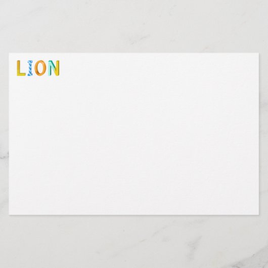 ライオン紙 (裏面)