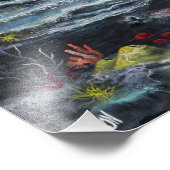 ライオン絵画の魚 フォトプリント            (角)