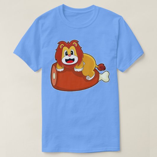 ライオン肉 Tシャツ (デザイン正面)