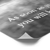 ライオン自信引用文 感動的 ポスター (角)