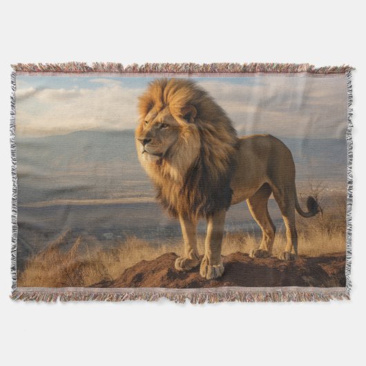 ライオン自然 スローブランケット (正面)