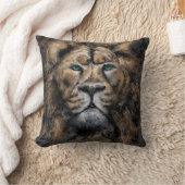 ライオン装飾用クッションモダンスタイル絵を描ズ クッション (ブランケット)