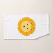 ライオン誕生日キッズアート ハンドタオル (ハンドタオル)