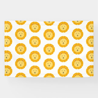 ライオン誕生日キッズアート 横断幕