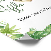 ライオン赤ちゃんシャワーおむつラッフルと轟音 ポスター (角)