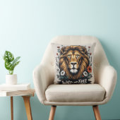 ライオン野生とフリー(2) クッション (椅子)