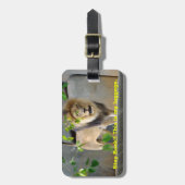 ライオン野生動物の荷物タグ ラゲッジタグ (正面縦)