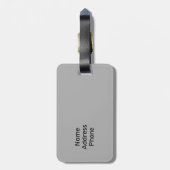 ライオン野生動物の荷物タグ ラゲッジタグ (裏面縦)