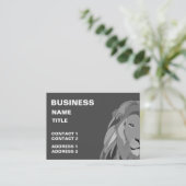 ライオン野生動物ライオン 名刺 (スタンド正面)