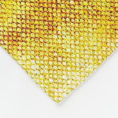 ライオン野生動物抽象芸術 フリースブランケット (角)