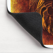 ライオン野生動物抽象芸術 マウスパッド (コーナー)