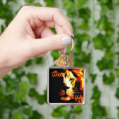 ライオン野生生物写真オリジナル大きな猫デザイン キーホルダー (手)