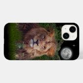 ライオン電話14ケース Case-Mate iPhoneケース (裏面 (横))