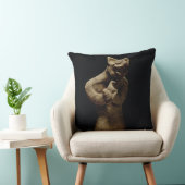 ライオン頭の鬼の小像、メソポタミア、c.5 クッション (椅子)