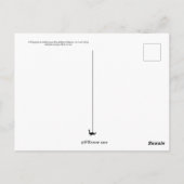 ライオン頭ダンディ獅子花フロリオグラフィー ポストカード (裏面)