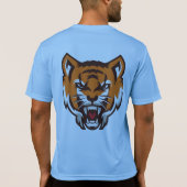 ライオン顔の雄大な顔Tシャツ Tシャツ (裏面)