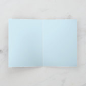 ライオン顔グリーティングカード カード (内部)