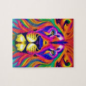 ライオン顔パズル ジグソーパズル (横)