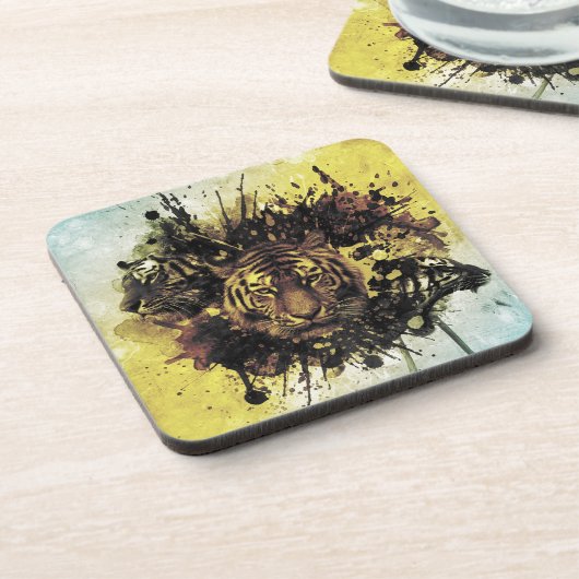ライオン顔 コースター (左側)