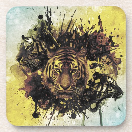 ライオン顔 コースター (正面)