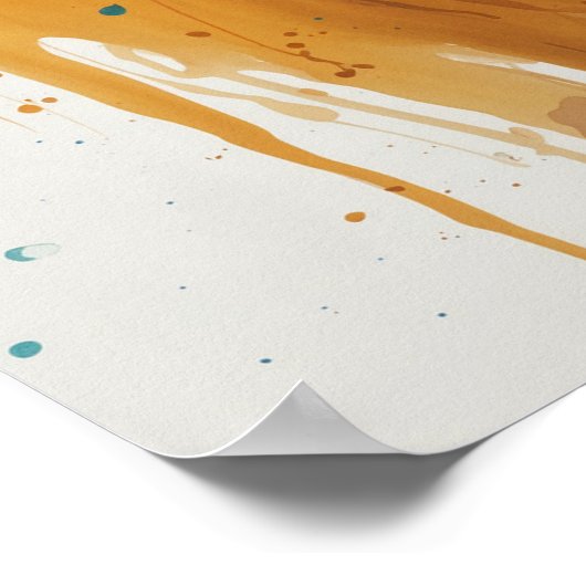 ライオン顔 ポスター (角)