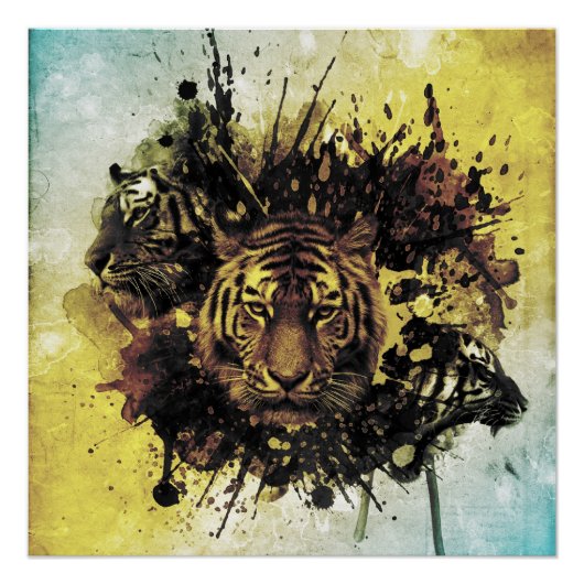 ライオン顔 ポスター (正面)