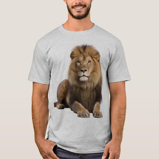 ライオン顔Tシャツ Tシャツ (正面)