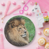 ライオン001 ペーパープレート (パーティー)